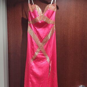 Party Time Formals/Rachal Allan 6684 Size 2 Prom Dress